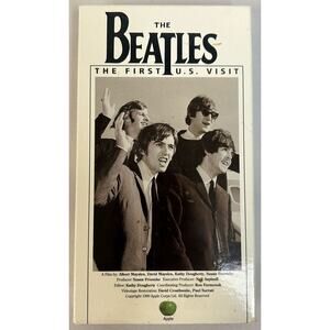 The Beatles First US Visit (VHS 1990 [1964) Apple. MP 6218 - EUC